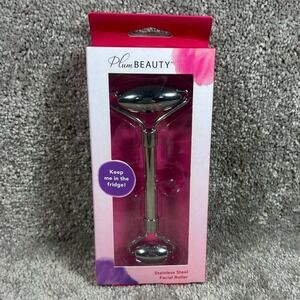 Plum Beauty Facial Roller Stainless Steel Cooling Skincare Tool